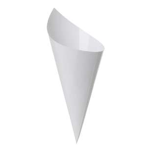 Five Star Paper Snack Cone 10 Pack White