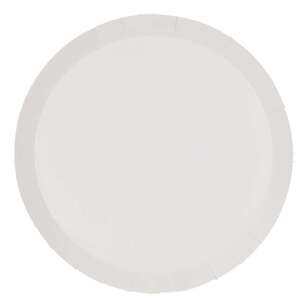 Five Star Paper Snack Plate 10 Pack White 18 cm