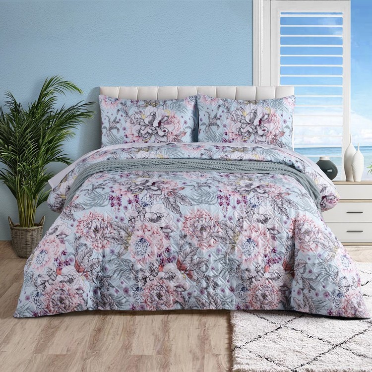 KOO Wildflower Quilted Quilt Cover Set