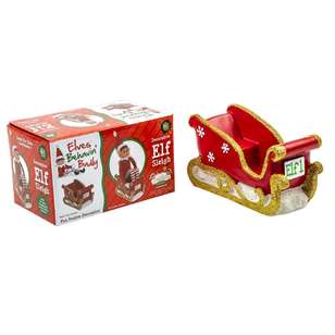 Elves Behavin' Badly Elf Sleigh Red