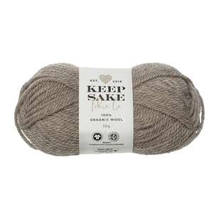 Keepsake Organic Wool Yarn 343 Swiss Brown 50 g