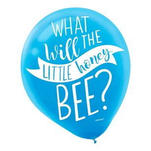 Amscan What Will It Bee Baby Shower Latex Balloon Multicoloured 30 cm