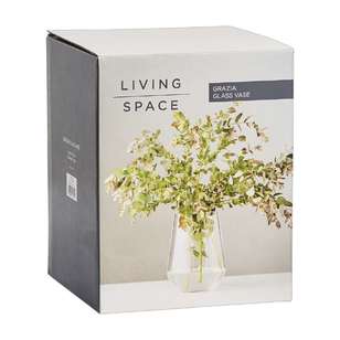 Living Space Grazia Vase Clear 16 x 20 cm