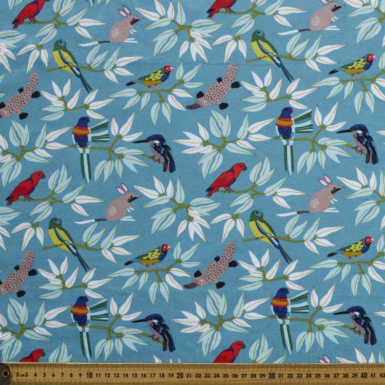 Jocelyn Proust Digital Moonlight Flora Cotton Fabric Navy 112 Cm ...