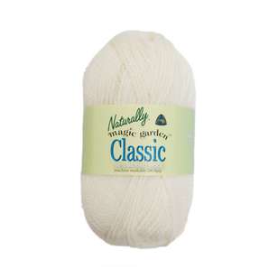 Naturally Classic 8 Ply Wool Yarn 842 Cream 50 g