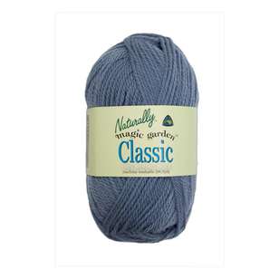 Naturally Classic 8 Ply Wool Yarn 845 Denim 50 g