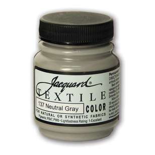 Jacquard Textile Acrylic Paint Neutral Grey 66.54 mL