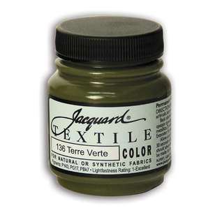 Jacquard Textile Acrylic Paint Terre Verte 66.54 mL