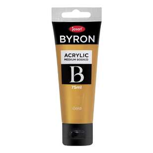 Jasart Byron 75 mL Acrylic Paint Gold 75 mL