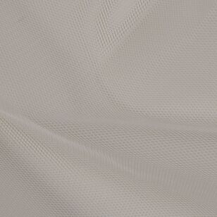 Plain 127 cm Nylon Netting Fabric Cream 127 cm