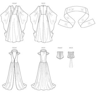 Simplicity Pattern S8971 Misses' Fantasy Costume 14 - 22