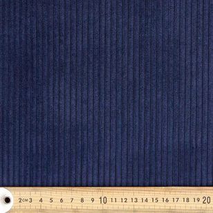 Corduroy Upholstery Fabric Navy 145 cm