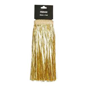 Tinsel Fringe Silver & Multicoloured 20 cm x 1 m