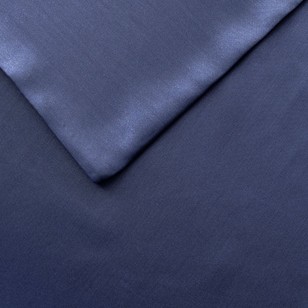 Brampton House Satin Pillowcase Navy Standard