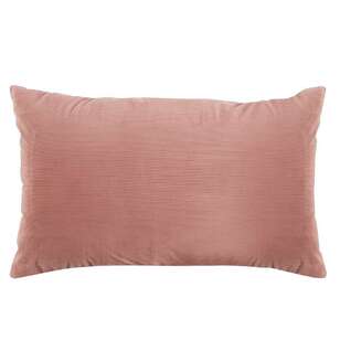 KOO Cord Velvet Standard Pillowcase Terracotta