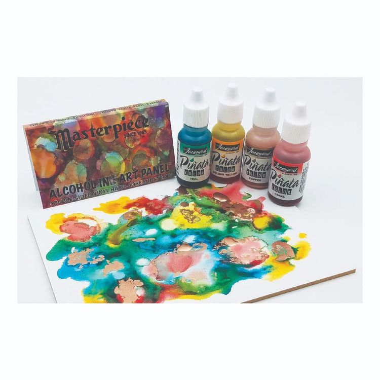 TH Alcohol Ink Hard-Core Art Panel: Square Pack TAC66927