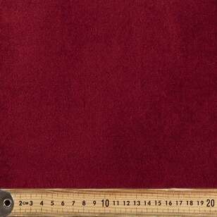 Luxe Velvet Upholstery Fabric Ruby 140 cm