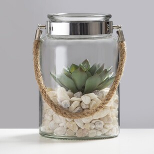 Living Space Hanging Glass Vessel Clear