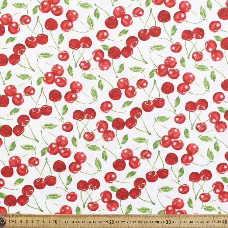 Tutti Frutti Cherries Cotton Fabric