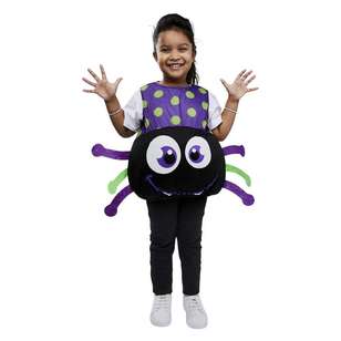 Spartys Spider Toddler Costume Multicoloured 1 - 3 Years