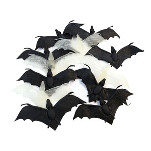 Spooky Hollow Bat Creepy Crawlies 12 Pack Black