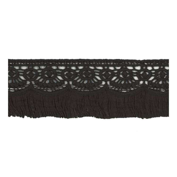 50mm Guipure Black Lace Trim  Ribbons and Trims – My Sewing Box