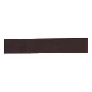 Simplicity Faux Leather Bias Band Brown 25.4 mm