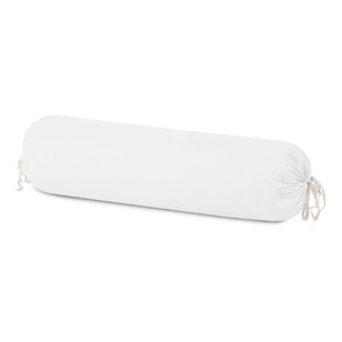 Fresh Cotton Bolster Pillowcase White Standard