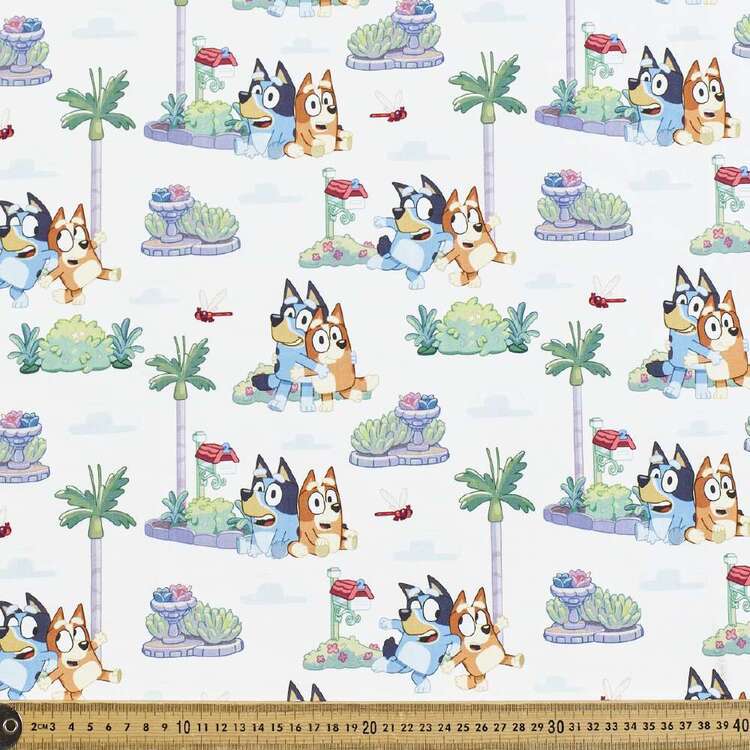 Licensed Character Fabric Bluey, Simpsons Spotlight Australia