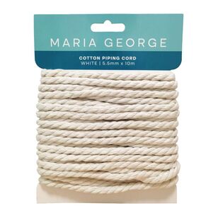 Maria George Cotton Piping Cord White