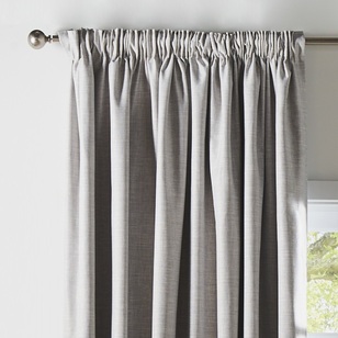 Gummerson Sienna Blockout Multi Header Curtains Silver