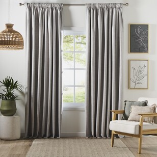 Gummerson Sienna Blockout Multi Header Curtains Silver