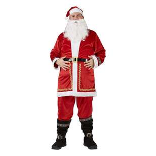 Jolly & Joy Santa Claus Adult Costume Red