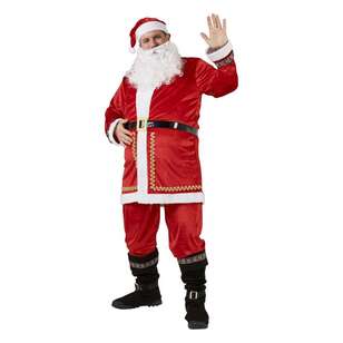 Jolly & Joy Santa Claus Adult Costume Red