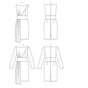 Vogue Pattern V1675 Misses' Dress 14 - 22