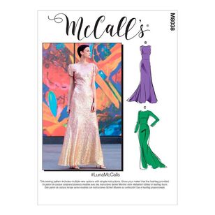 McCall's Sewing Pattern M8038 Misses' & Women's Special Occasion Dresses