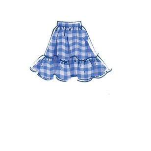 McCall's Sewing Pattern M8066 Misses' Pullon Skirts White