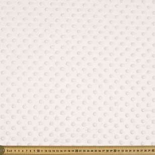 Minky Dot Fabric Snow 150 cm