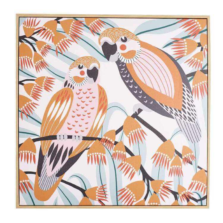 Kirsten Katz Parrots And Gumnuts Framed Print