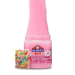 Elmer's Premade Slime Gue Strawberry Donut 8 oz