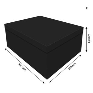 Artwrap 350 x 260 x 135mm Box Black