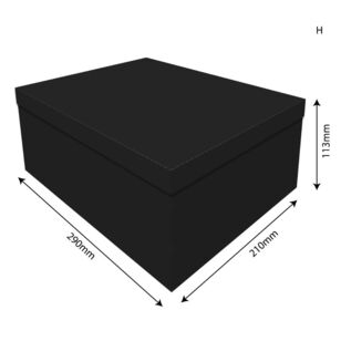 Artwrap 290 x 210 x 113mm Box Black