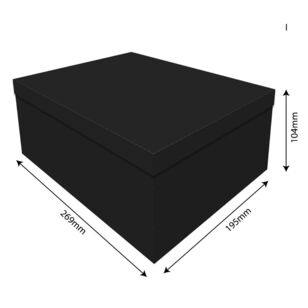 Artwrap 269 x 195 x 104mm Box Black