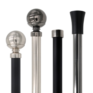 Caprice Premium 28 mm Ball Finials Matte Black