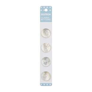 Beutron Classic 2 Hole Button 4 Pack Shell 18 mm