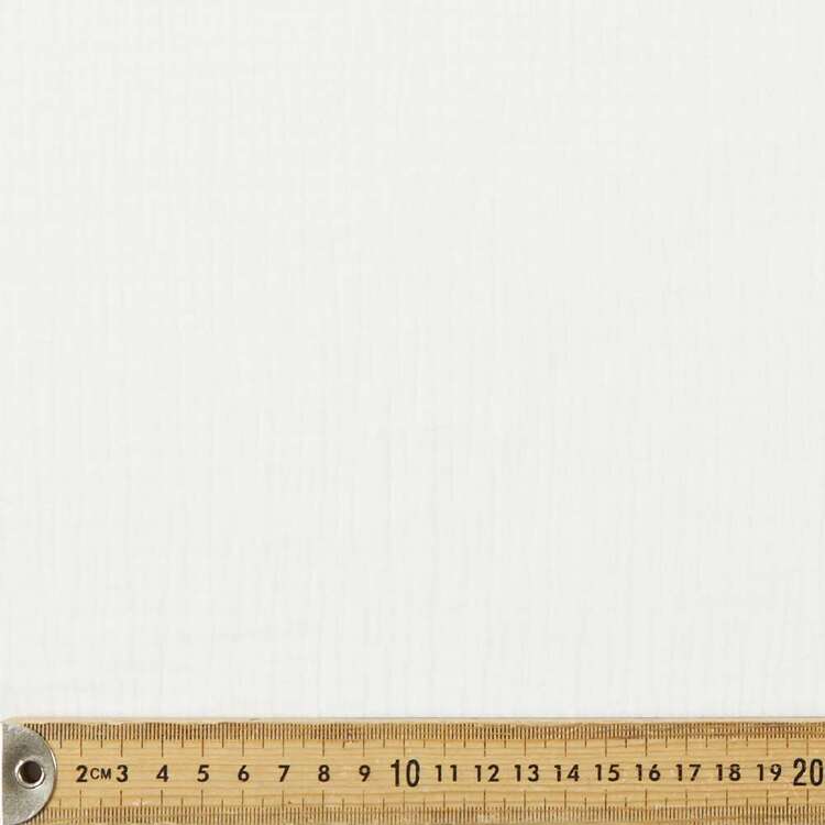 Plain 125 cm Cotton Double Cloth Fabric Ivory 125 cm