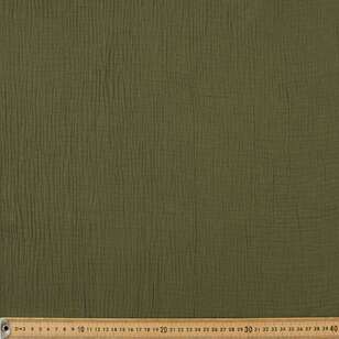 Plain 125 cm Cotton Double Cloth Fabric Moss 125 cm