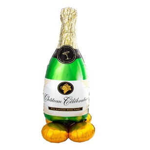 Anagram Airloonz Bubbly Wine Bottle Balloon Multicoloured