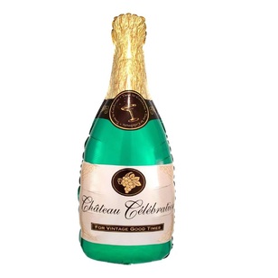 Anagram Champagne Bottle SuperShape Balloon Multicoloured