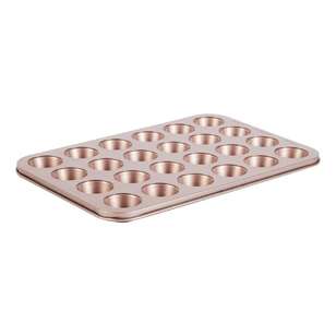 Wiltshire 24 Cup Mini Muffin Pan Rose Gold 24 Cup